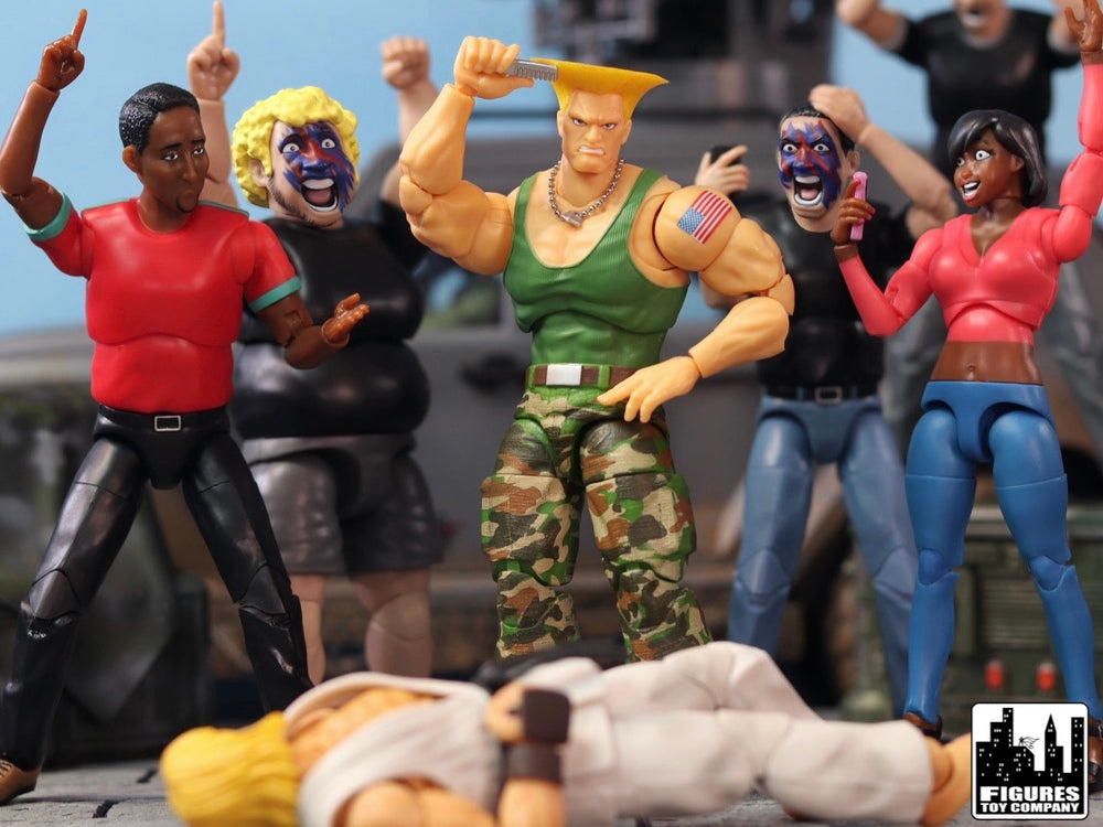 Ultimate Wrestling Crowd Fan Figures Four-Pack for WWE &amp; AEW Wrestling Figures [Series 3]