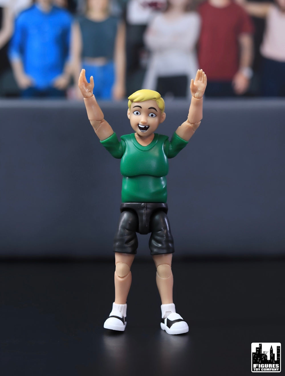 Ultimate Wrestling Crowd Fan Figures Four-Pack for WWE &amp; AEW Wrestling Figures [Series 2]