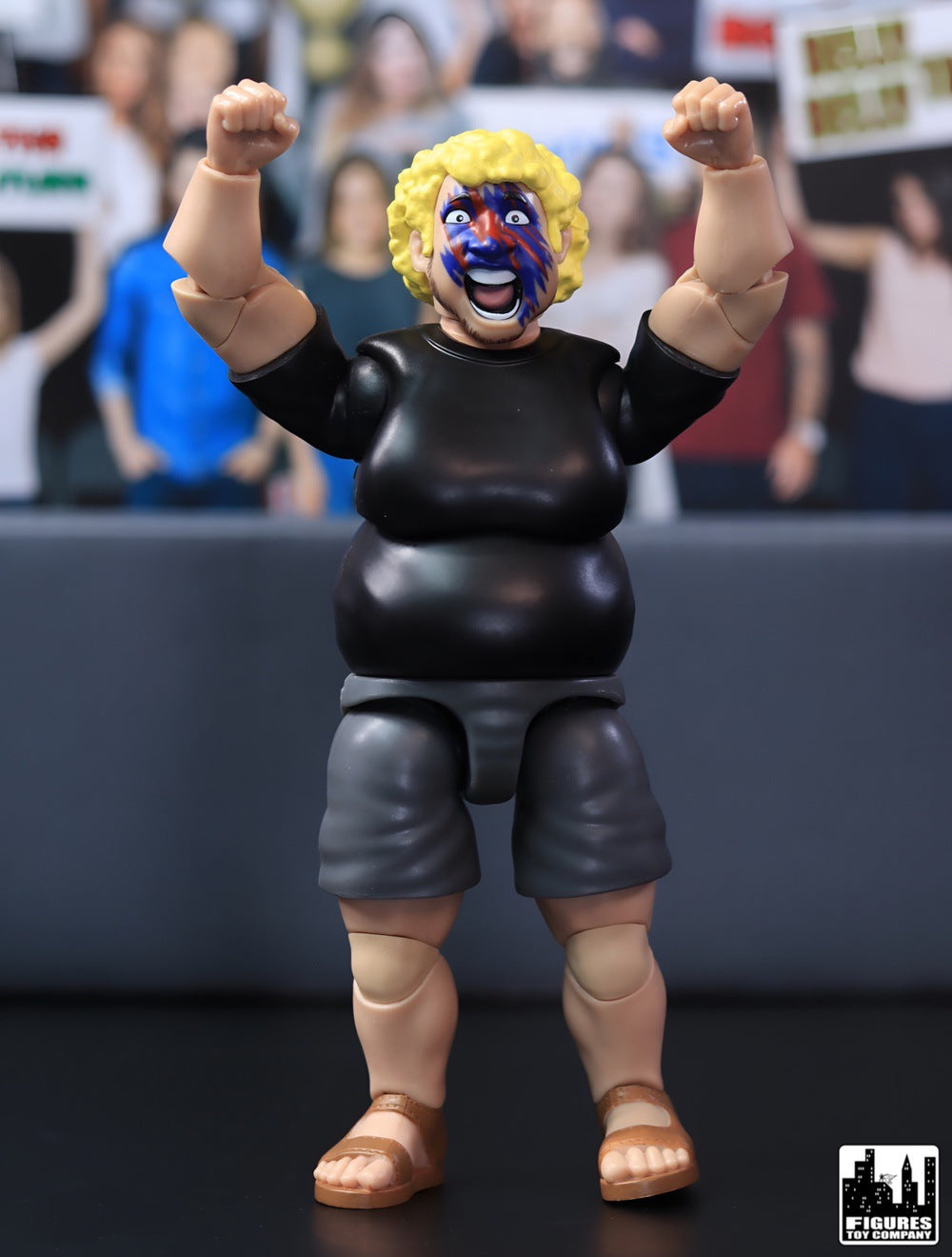 Ultimate Wrestling Crowd Fan Figures Four-Pack for WWE &amp; AEW Wrestling Figures [Series 5]