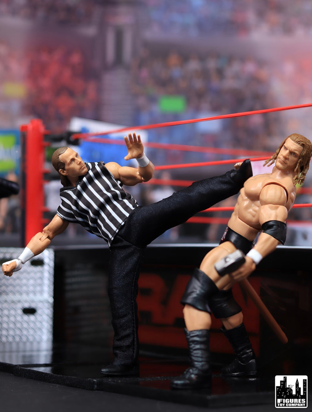 Cloth Muscle Referee Shirt for WWE &amp; AEW Wrestling Action Figures