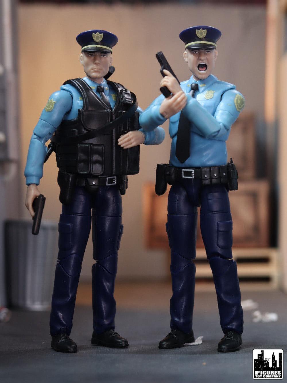 Ultimate 6.5 Inch Police Officer Action Figure With Deluxe Articulation