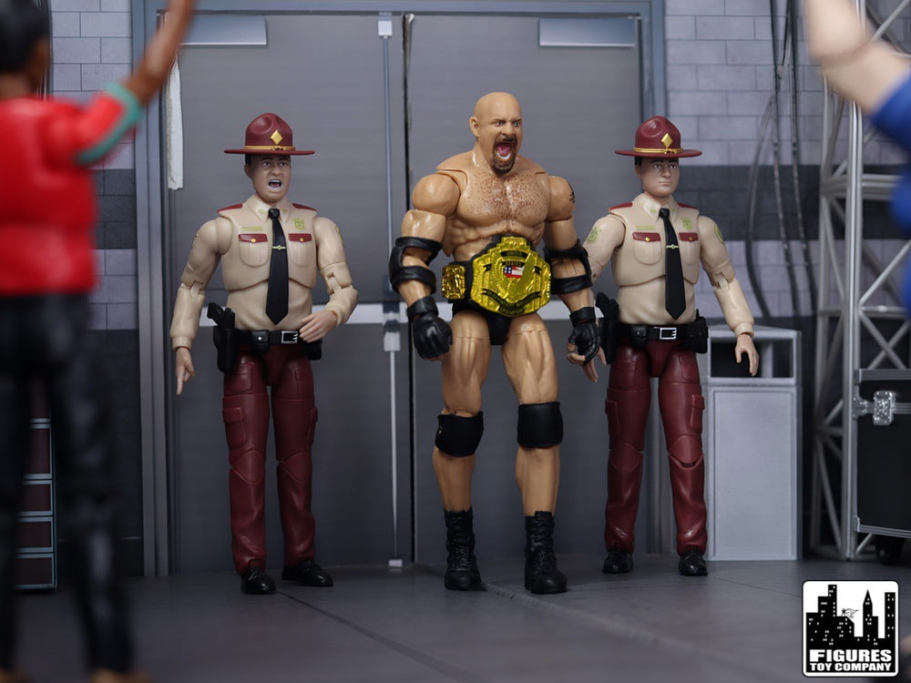 Set of all Three 6.5 Inch Ultimate Law Enforcement Figures [Police, State Trooper, Swat Officer]