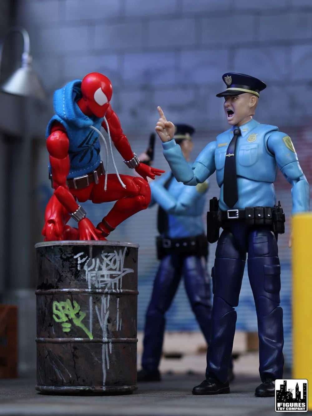 Ultimate 6.5 Inch Police Officer Action Figure With Deluxe Articulation