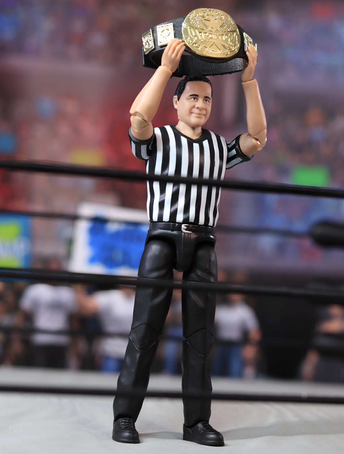 Ultimate 3 Counting &amp; Talking Wrestling Referee Figure for WWE &amp; AEW Figures