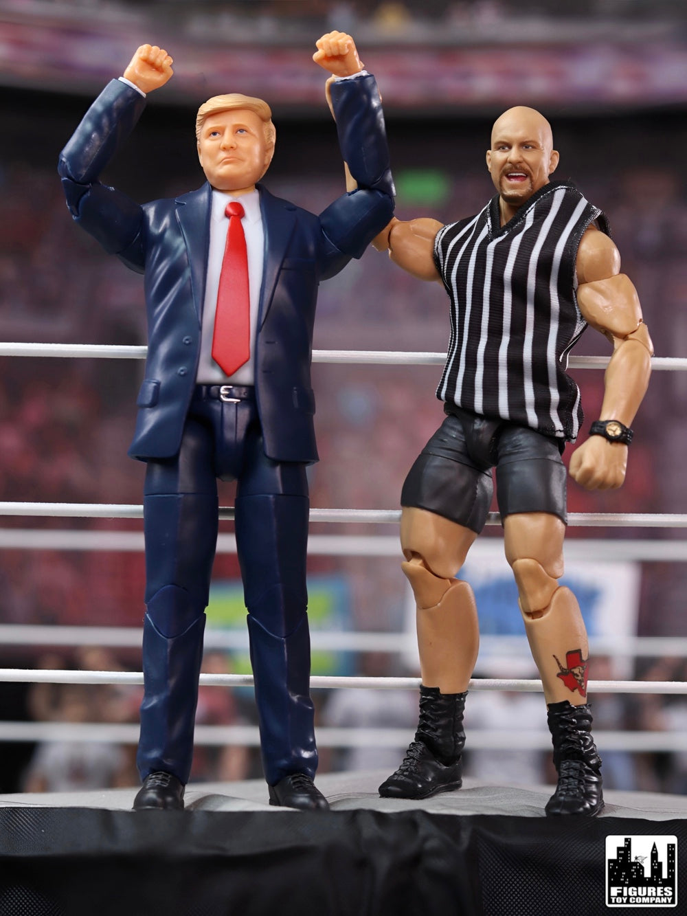 President Trump Talking Action Figure With Deluxe Articulation &amp; Podium