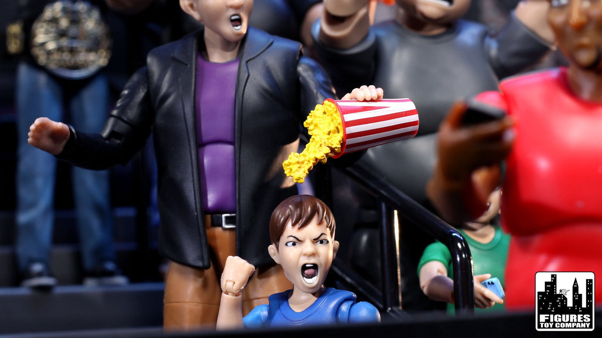 Ultimate Wrestling Crowd Fan Figures Accessory Pack for WWE &amp; AEW Wrestling Figures