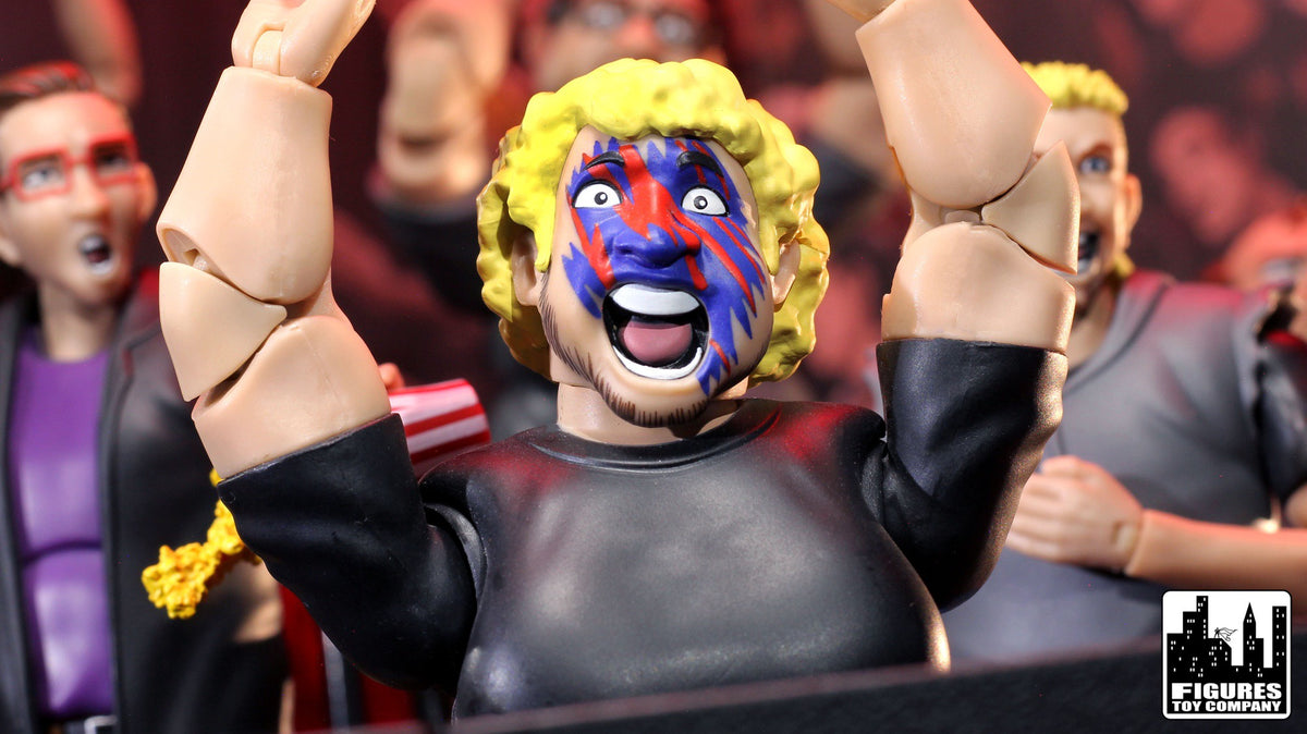 Ultimate Wrestling Crowd Fan Figures Four-Pack for WWE &amp; AEW Wrestling Figures [Series 5]