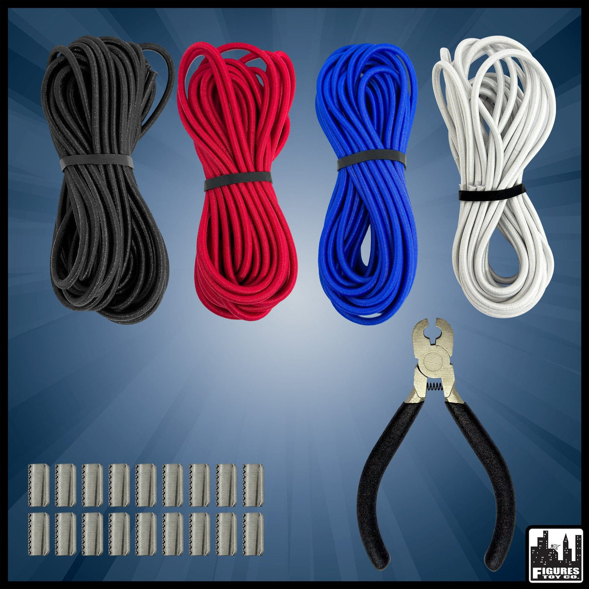 Wwe White Ropes Custom Ring Rope Kit for WWE & AEW Wrestling Action Figure Rings ...