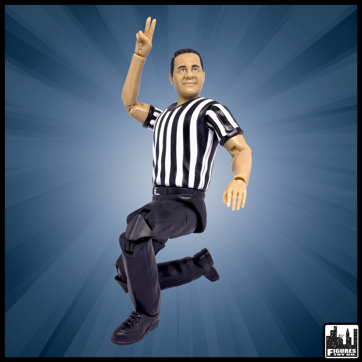 Super Deluxe Wrestling Action Figure Ring &amp; Accessory Set For WWE &amp; AEW Wrestling Figures