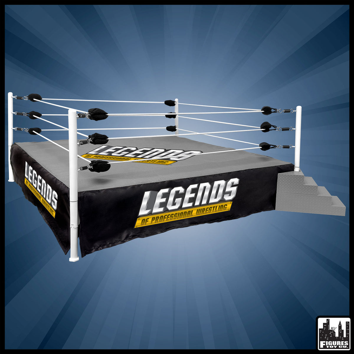 Legends of Wrestling Ring for Wrestling Action Figures