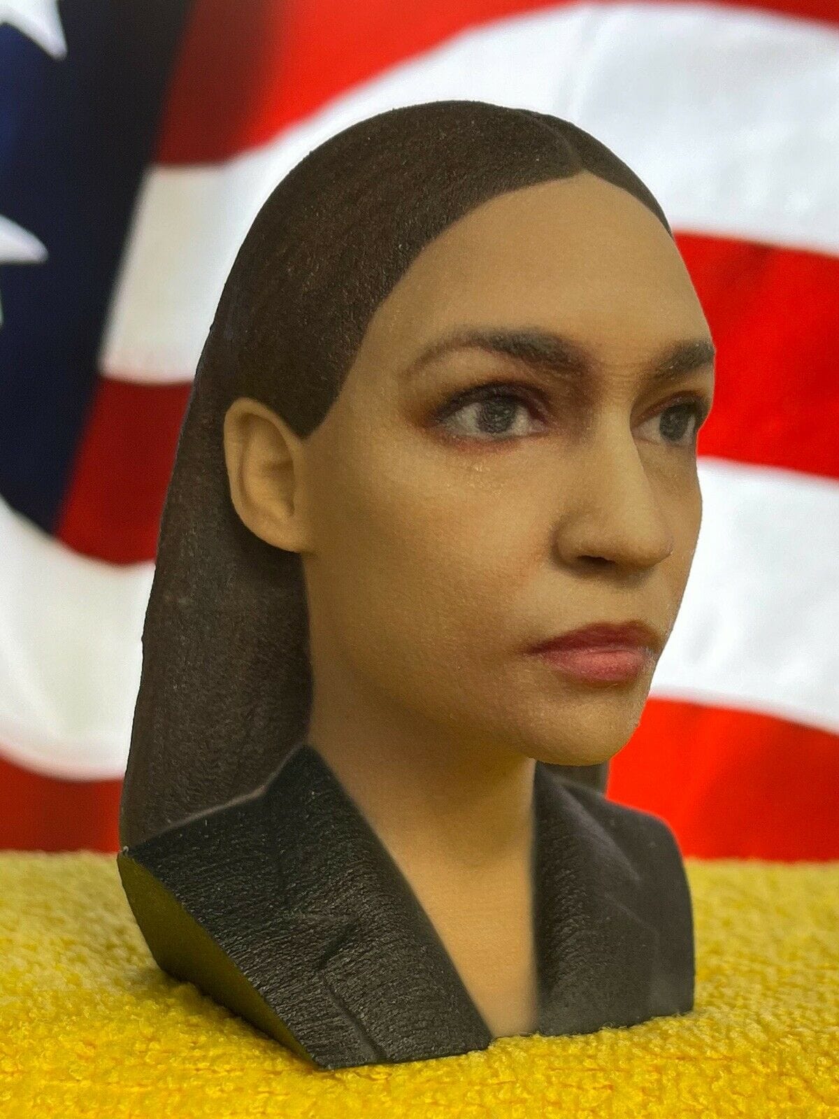 AOC Alexandria Ocasio-Cortez Bust Statue Collectible