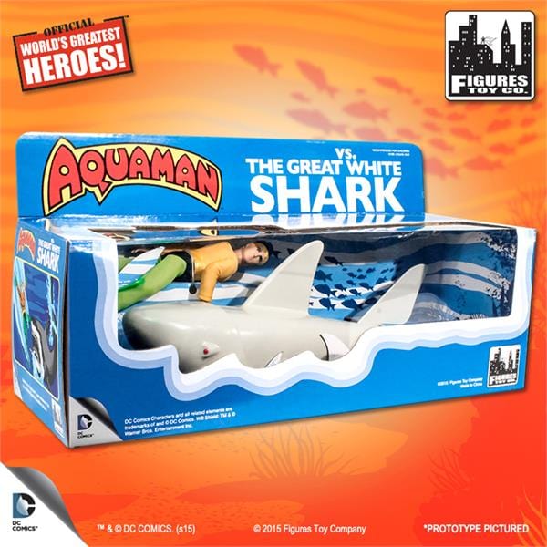 Aquaman VS. The Great White Shark Playset