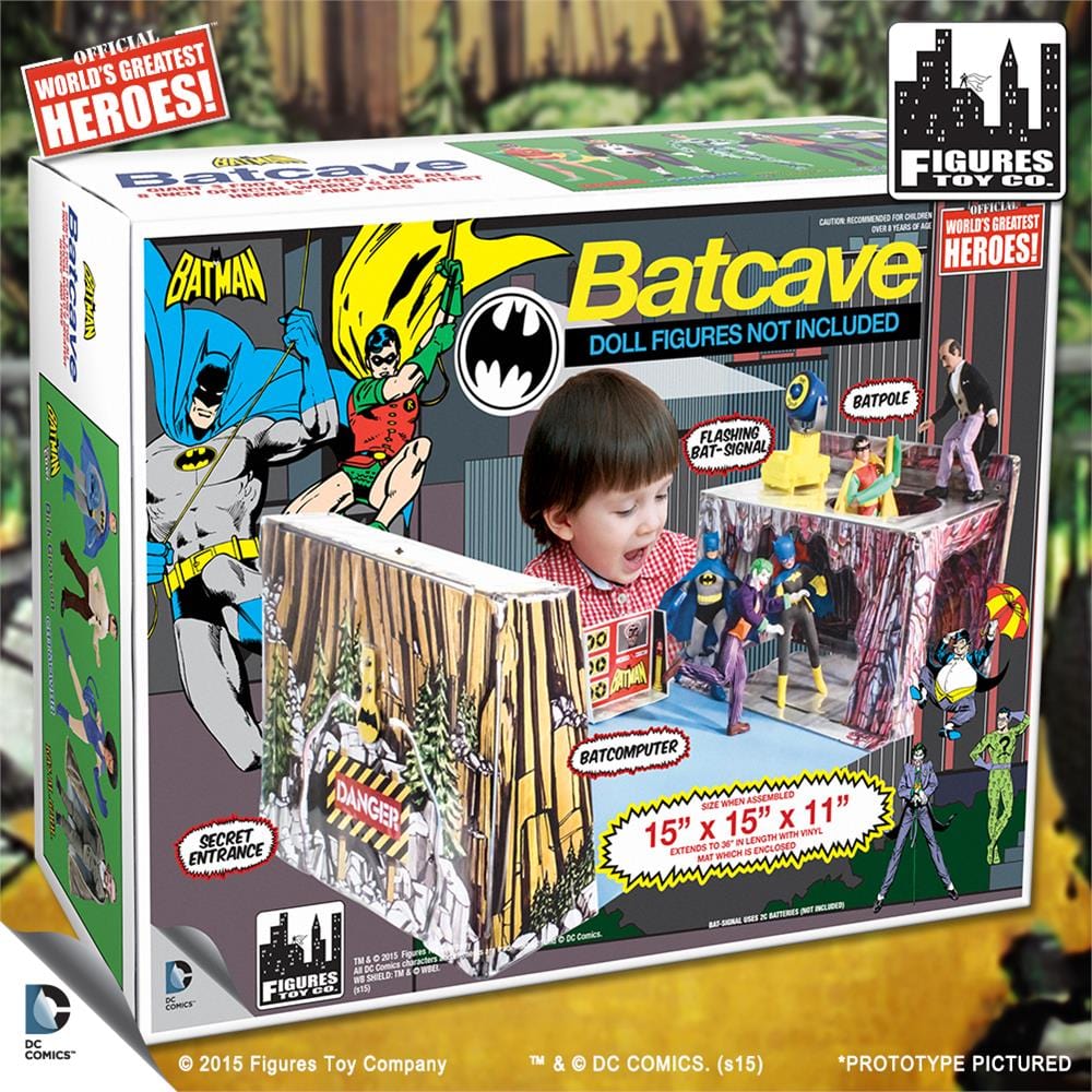 Batman Batcave Retro Playset