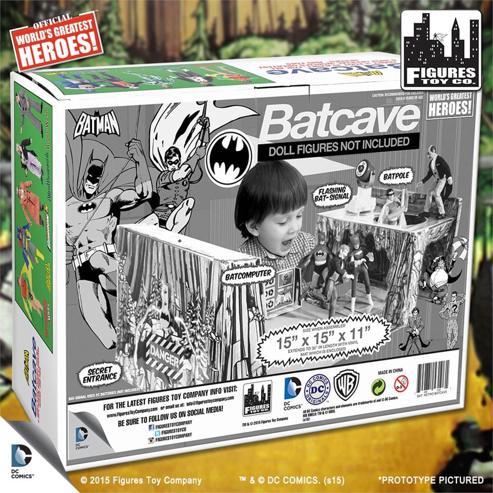 Batman Batcave Retro Playset