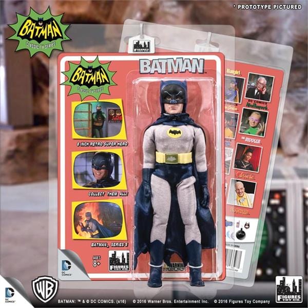 Batman Classic 1966 TV Series Action Figures Series 5: Removable Cowl ...