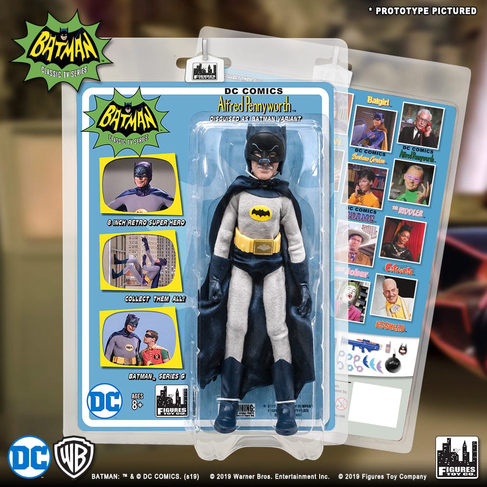 Batman Classic 1966 TV Series Action Figures Series 6: Alfred Disguised as Batman