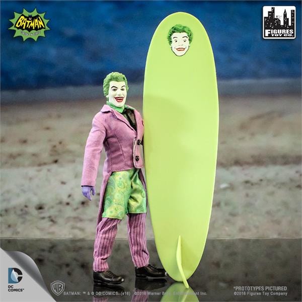 Batman Classic 1966 TV Series Retro Action Figures: Surfing Series Joker
