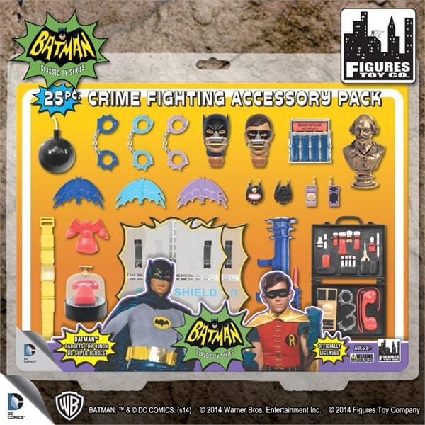 Batman Classic TV Series 25 Piece Crime Fighting Accessory Pack