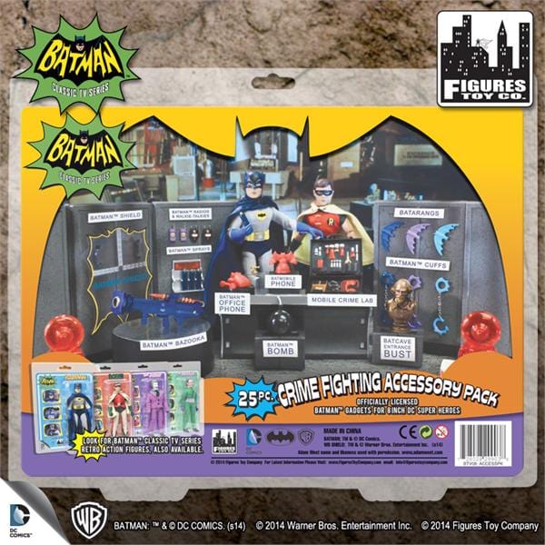 Batman Classic TV Series 25 Piece Crime Fighting Accessory Pack