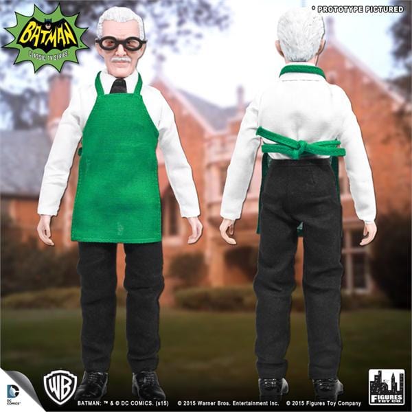 Batman Classic TV Series 8 Inch Action Figure: Alfred Pennyworth Green Apron Variant