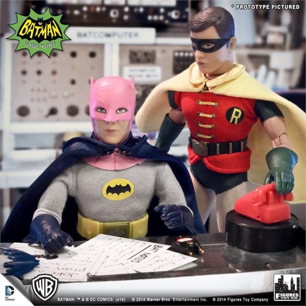 Batman Classic TV Series 8 Inch Action Figure: Batman In Pink Cowl (EXCLUSIVE)