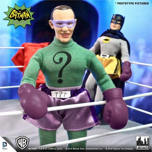 Batman Classic TV Series 8 Inch Action Figure: Boxing Riddler (EXCLUSIVE)