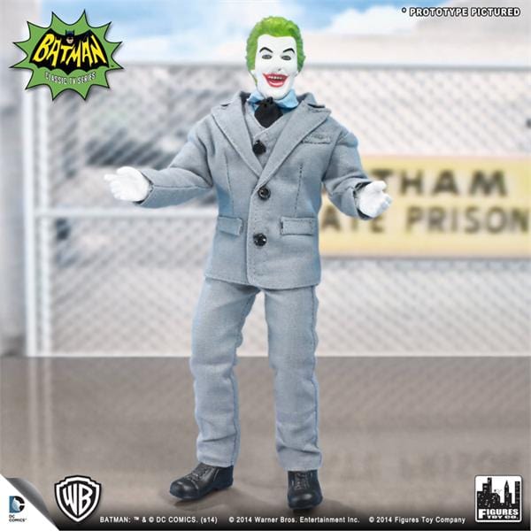 Batman Classic TV Series 8 Inch Action Figure: Joker In Gray Suit (EXCLUSIVE)