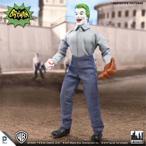 Batman Classic TV Series 8 Inch Action Figure: Joker In Softball Outfit