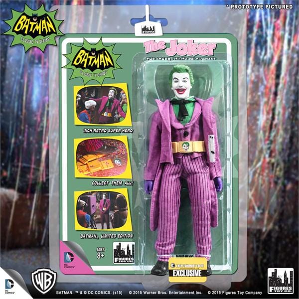 Batman Classic TV Series 8 Inch Action Figure: Joker With Utility Belt Variant