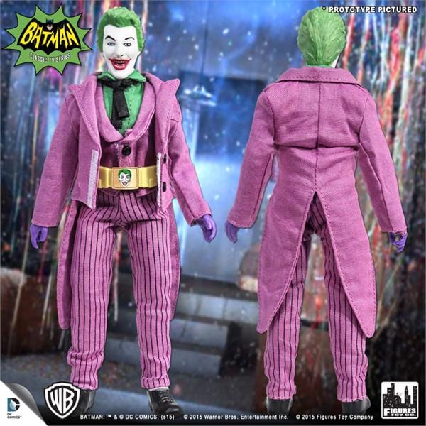 Batman Classic TV Series 8 Inch Action Figure: Joker With Utility Belt Variant