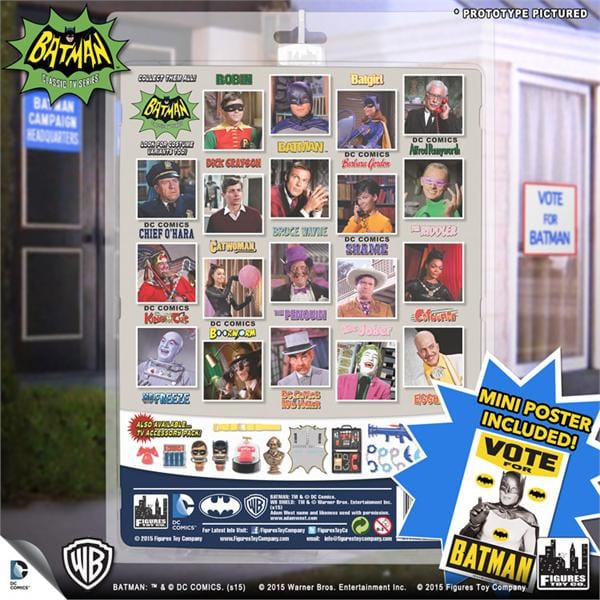 Batman Classic TV Series 8 Inch Action Figure: Vote for Batman Variant