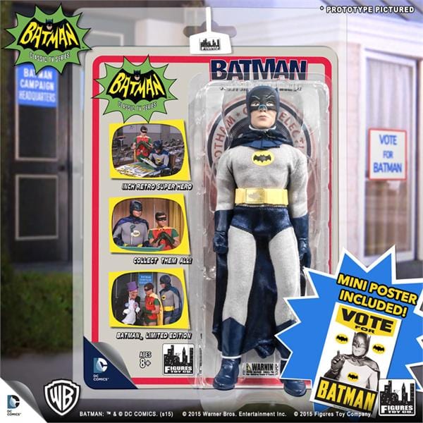 Batman Classic TV Series 8 Inch Action Figure: Vote for Batman Variant