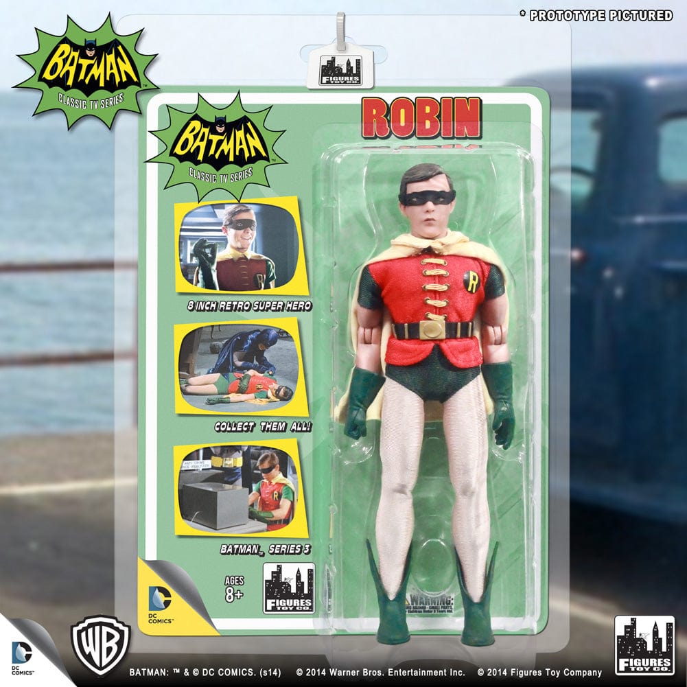 Batman Classic TV Series 8 Inch Action Figures Series 3: Robin With Removable Mask
