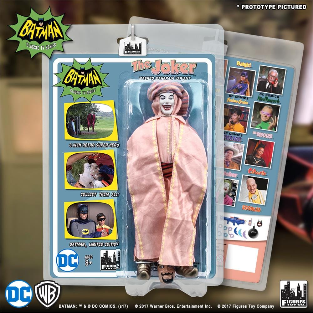 Batman Classic TV Series 8 Inch Action Figures: The Joker Masked Maharaja Variant
