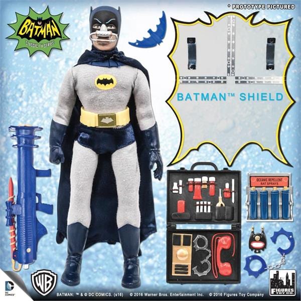 Batman Classic TV Series 8 Inch Figures &quot;Breather&quot; Deluxe Batman &amp; Robin Variants With Accessories