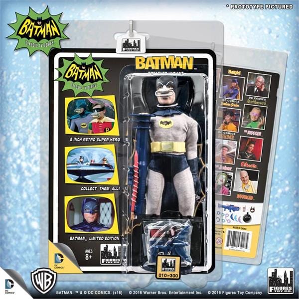 Batman Classic TV Series 8 Inch Figures "Breather" Deluxe Batman Variant With Accessories