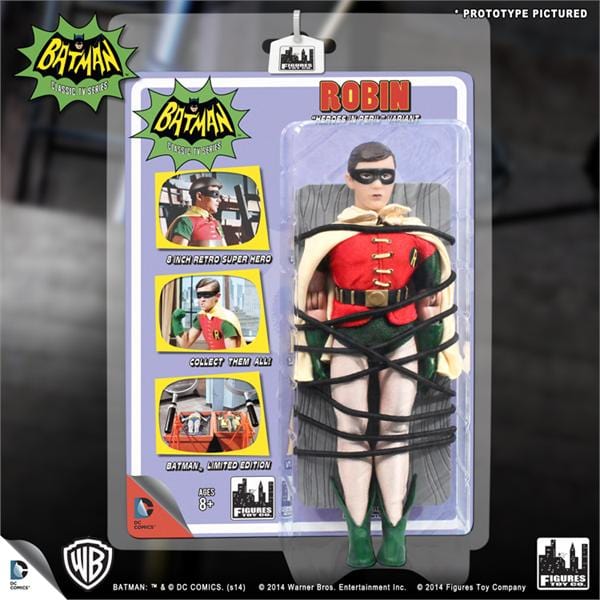 Batman Classic TV Series 8 Inch Figures &quot;Heroes In Peril&quot; Deluxe Robin Variant