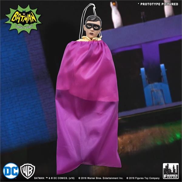 Batman Classic TV Series 8 Inch Figures &quot;Heroes In Peril&quot; Series 2 Deluxe Robin Purple Bag Variant