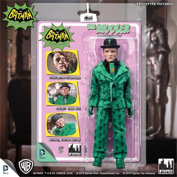 Batman Classic TV Series 8 Inch Figures The Riddler Unmasked Variant