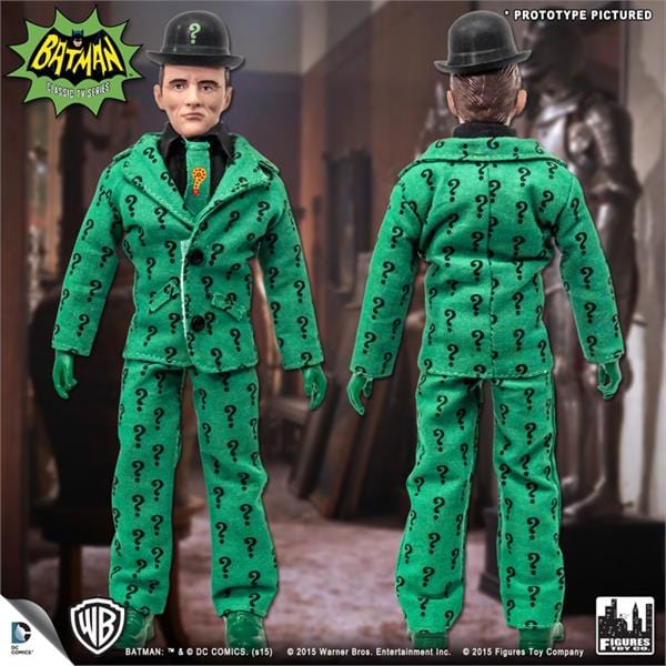 Batman Classic TV Series 8 Inch Figures The Riddler Unmasked Variant