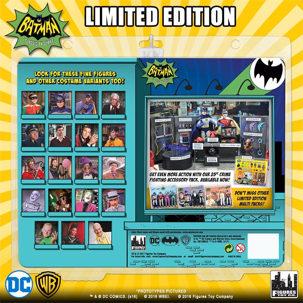 Batman Classic TV Series Action Figures Four Pack: Batman Edition ...