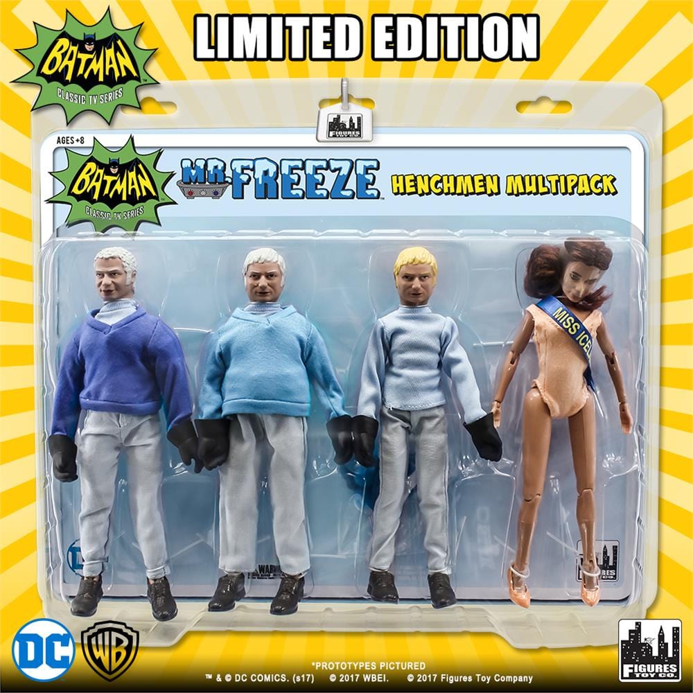 Batman Classic TV Series Action Figures: Mr. Freeze Henchman Four-Pack