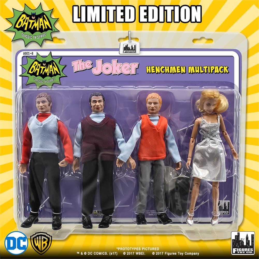 Batman Classic TV Series Action Figures: The Joker Henchman Four-Pack