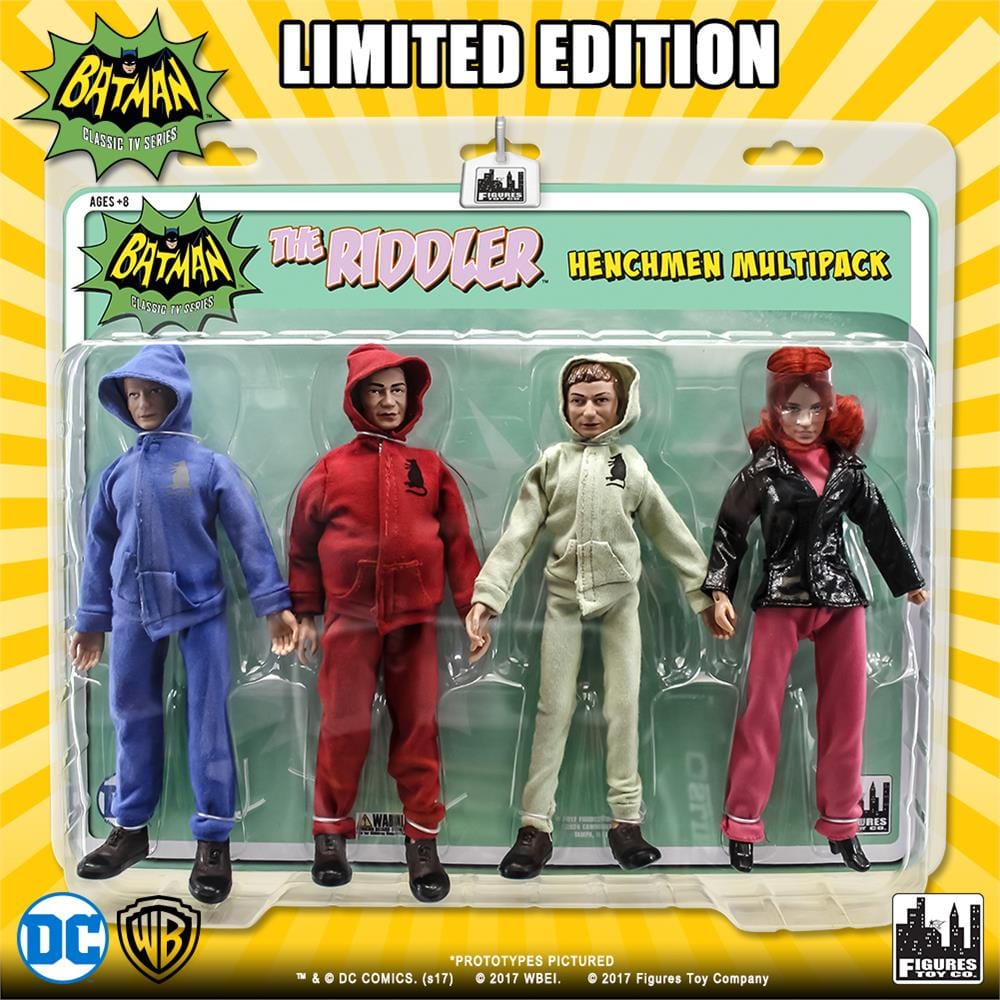 Batman Classic TV Series Action Figures: The Riddler Henchman Four-Pack