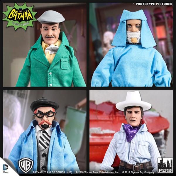 Batman Classic TV Series Action Figures Villain Series: Loose In Factory Bag
