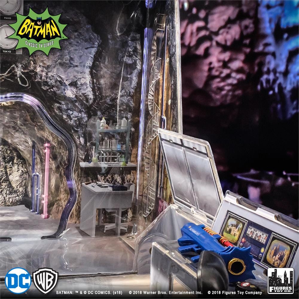 Batman Classic TV Series Batcave Retro Playset