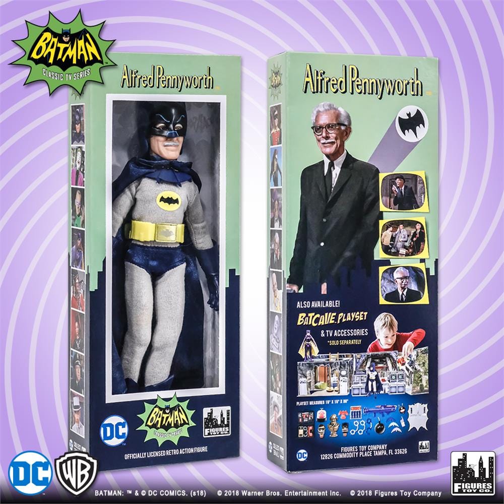 Batman Classic TV Series Boxed 8 Inch Action Figures: Alfred Disguised as Batman