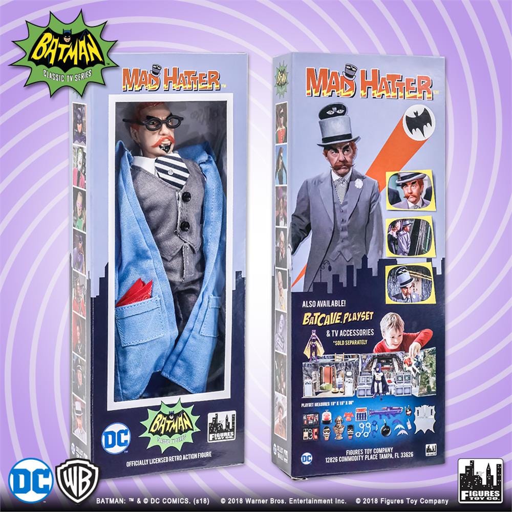 Batman Classic TV Series Boxed 8 Inch Action Figures: Artist Mad Hatter