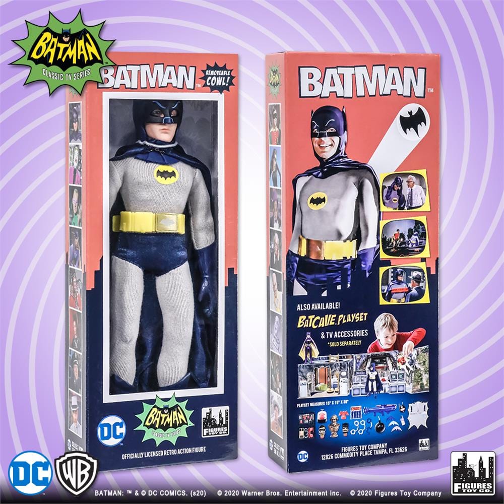 Batman Classic TV Series Boxed 8 Inch Action Figures: Batman (Removable Cowl)