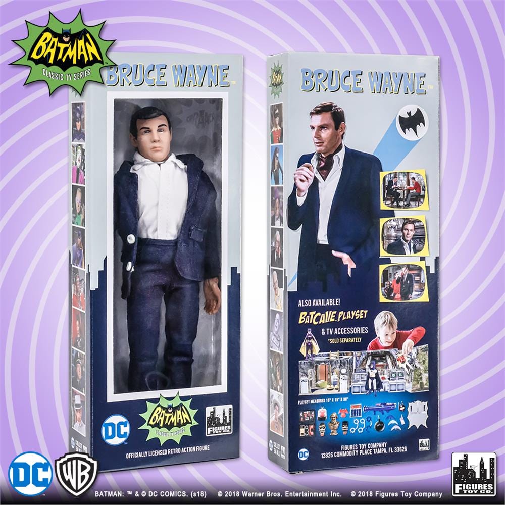 Batman Classic TV Series Boxed 8 Inch Action Figures: Bruce Wayne